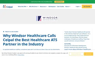 Preview of the Windsor Healthcare Recruitment Group Case Study