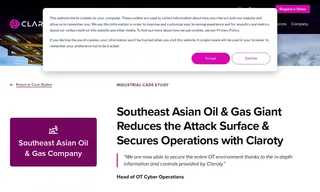 Preview of the Southeast Asian Oil & Gas Company Case Study
