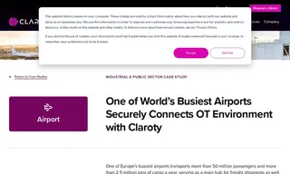 Preview of the One of Europe’s Busiest Airports Case Study