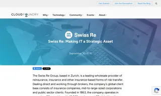 Preview of the Swiss Re Case Study