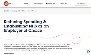 Preview of the Guy’s & St Thomas’s NHS Foundation Trust Case Study