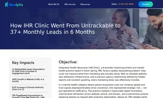 Preview of the Integrated Health Resources (IHR Clinic) Case Study