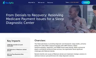 Preview of the Sleep Diagnostic Center Case Study