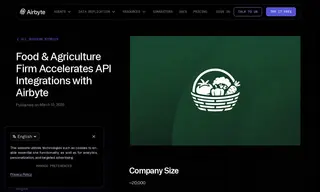 Preview of the U.S. Food and Agriculture Company Case Study