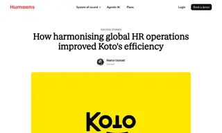 Preview of the Koto Case Study