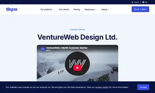 Preview of the VentureWeb Design Ltd Case Study
