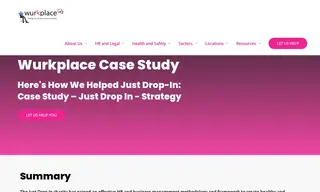 Preview of the Just Drop in Case Study