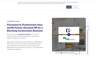Preview of the G Contracting & Design Case Study