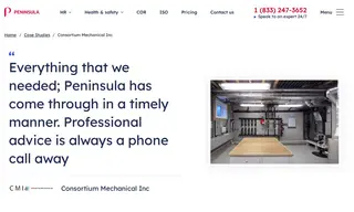 Preview of the Consortium Mechanical Inc Case Study