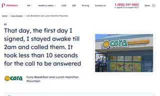 Preview of the Cora Breakfast and Lunch Hamilton Mountain Case Study