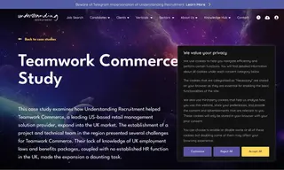 Preview of the Teamwork Commerce Case Study