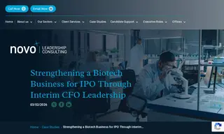 Preview of the Pre-IPO Biotech Company Case Study