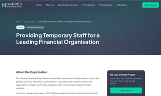 Preview of the Leading Financial Organisation Case Study