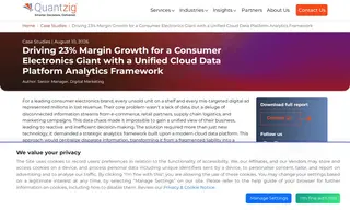 Preview of the Consumer Electronics Giant Case Study