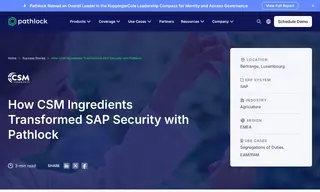 Preview of the CSM Ingredients Case Study