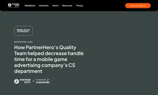 Preview of the Mobile Game Advertising Company’s CS Department Case Study