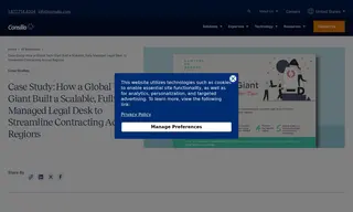 Preview of the Fortune 100 technology company Case Study