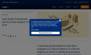 Preview of the National Professional Services Firm Case Study