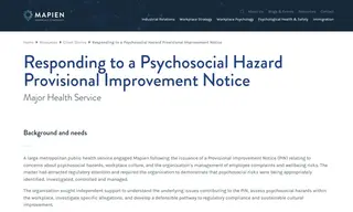 Preview of the Major Health Service Case Study