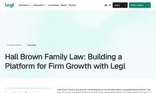 Preview of the Hall Brown Family Law Case Study