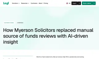 Preview of the Myerson Solicitors Case Study