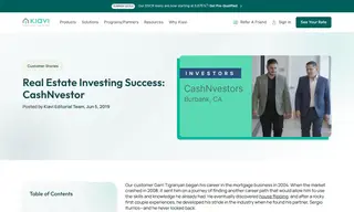 Preview of the CashNvestors Case Study