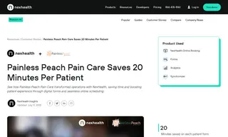 Preview of the Painless Peach Pain Care Case Study