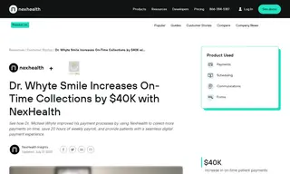 Preview of the Dr. Michael Whyte's Dental Practice Case Study