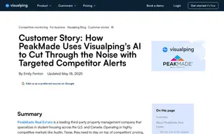 Preview of the PeakMade Real Estate Case Study