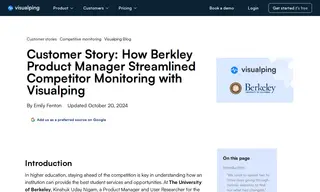 Preview of the The University of Berkeley Case Study