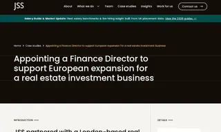 Preview of the London-based Real Estate Investment House Case Study
