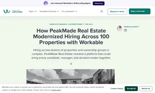 Preview of the PeakMade Real Estate Case Study