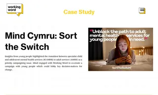 Preview of the Mind Cymru Case Study