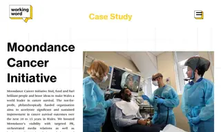 Preview of the Moondance Cancer Initiative Case Study