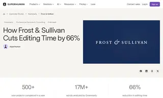 Preview of the Frost & Sullivan Case Study