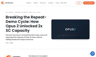 Preview of the Opus 2 Case Study