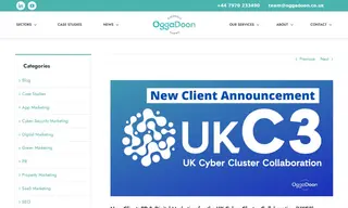 Preview of the UK Cyber Cluster Collaboration (ukc3) Case Study