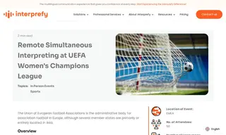 Preview of the UEFA Case Study