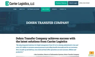 Preview of the Dohrn Transfer Company Case Study