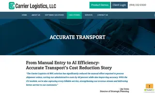 Preview of the Accurate Transport Case Study