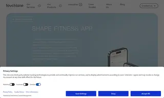 Preview of the Shape Fitness App Case Study