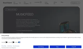 Preview of the Musicfeed Case Study