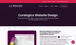 Preview of the Curelogics Wound Care & Hyperbaric Center Case Study