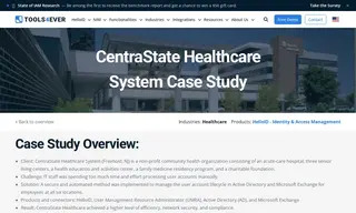 Preview of the CentraState Healthcare System Case Study