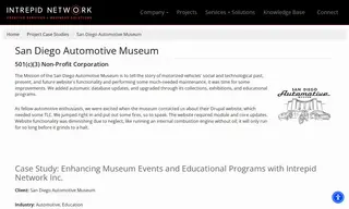 Preview of the San Diego Automotive Museum Case Study