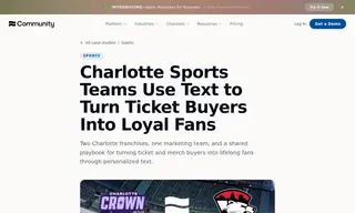 Preview of the Charlotte Checkers and Charlotte Crown Case Study