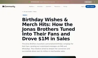 Preview of the Jonas Brothers Case Study