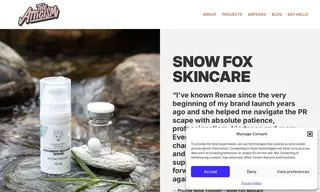 Preview of the Snow Fox Skincare Case Study
