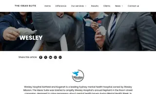 Preview of the Wesley Hospital Ashfield and Kogarah Case Study