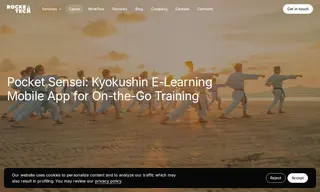 Preview of the Kyokushin Karate E-learning App (Pocket Sensei) Case Study